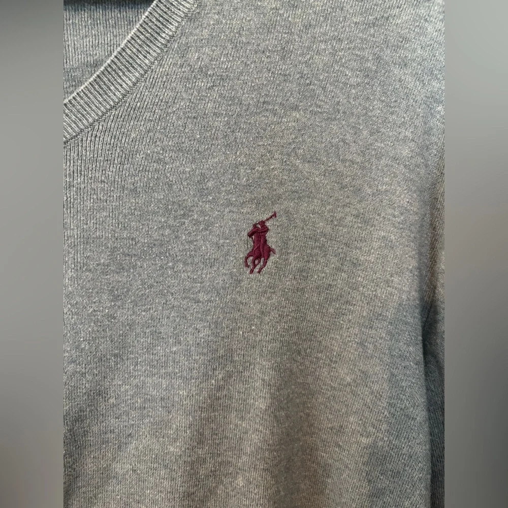 Polo by Ralph Lauren Green V-Neck Sweater - Picture 3 of 6